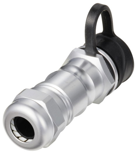 Kerek dugaszolós csatlakozó, Push-Pull IP67 7 pól. In-Line aljzat 5 A SF1211/S7 II Weipu 1 St. 3. kép