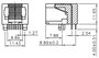 RJ45 beépíthető csatlakozó aljzat, 8P8C, vízszintes, ASSMANN WSW A-20042/LP 2. bélyegkép
