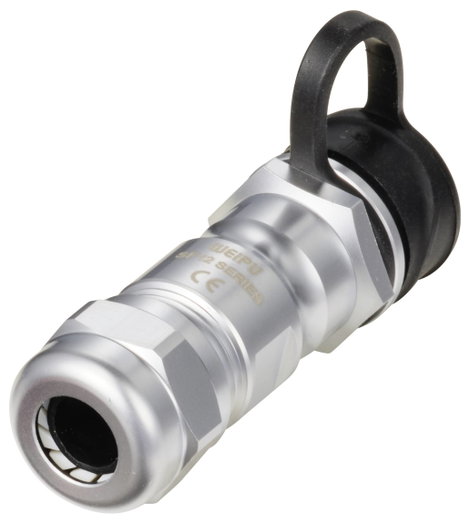 Kerek dugaszolós csatlakozó, Push-Pull IP67 9 pól. In-Line aljzat 3 A SF1211/S9 II Weipu 1 St. 3. kép