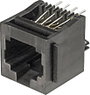 RJ45 beépíthető csatlakozó aljzat, 8P8C, függőleges, ASSMANN WSW A-20142 bélyegkép