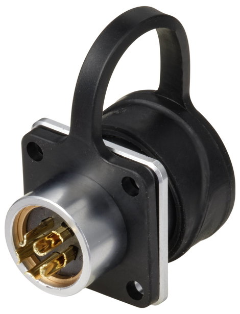 Kerek dugaszolós csatlakozó, Push-Pull IP67 5 pól. aljzat 5 A SF1213/S5 Weipu 1 St. 3. kép