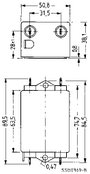 Epcos Hálózati zavarszűrő, SIFI C, nagy csillapítás STANDARD SZŰRŐ, SIFI C, 2X3A 250V 115/250 V/50-6 2. bélyegkép