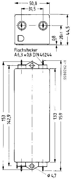 Epcos Hálózati zavarszűrő, SIFI E, nagy csillapítás STANDARD SZŰRŐ, SIFI E, 2X10A 250V 115/250 V/50/ 2. kép