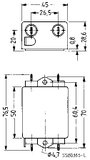 Epcos Hálózati zavarszűrő SIFI A, normál csillapítás STANDARD SZŰRŐ, SIFI A, 2X6A 250V 115/250 V/50- 2. bélyegkép