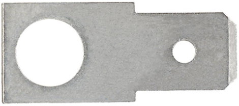 Dugaszoló csúszósaru, 6,3 mm / 0,8 mm 180° szigeteletlen, fémes Klauke 2145