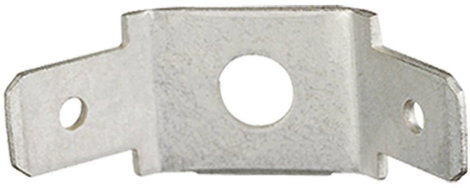 Dugaszoló csúszósaru, 6,3 mm / 0,8 mm 45° szigeteletlen, fémes Klauke 2045