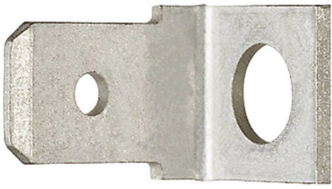 Dugaszoló csúszósaru, 6,3 mm / 0,8 mm 90° szigeteletlen, fémes Klauke 2115