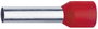 Érvéghüvely 1.5 mm² 8 mm Részlegesen szigetelt Fekete Klauke 4728 1000 db bélyegkép
