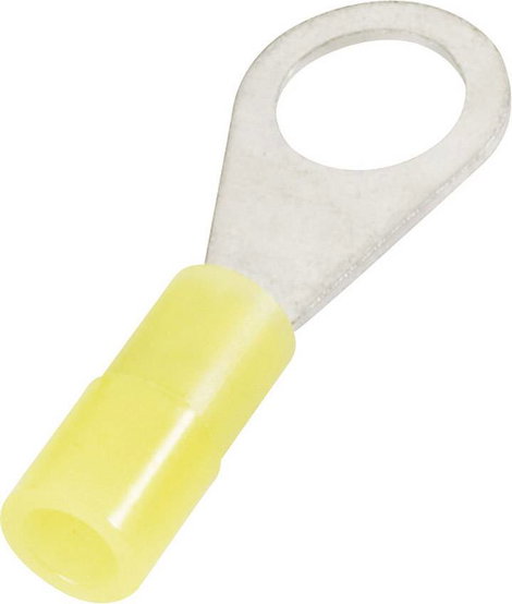 Gyűrűs kábelsaru 0.1 mm² 0.4 mm² M2 Részlegesen szigetelt Sárga Cimco 180008 1 db