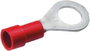 Gyűrűs kábelsaru 0.5 mm² 1 mm² M6 Részlegesen szigetelt Piros Cimco 180028 1 db 2. bélyegkép