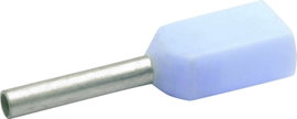 Iker érvéghüvely 0.25 mm² 8 mm Részlegesen szigetelt Világoskék Klauke 8678 1000 db