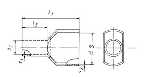 Iker érvéghüvely 2.5 mm² 10 mm Részlegesen szigetelt Kék Klauke 87310 100 db 2. kép