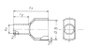 Iker érvéghüvely 2.5 mm² 10 mm Részlegesen szigetelt Kék Klauke 87310 100 db 2. bélyegkép