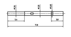Mérőhegy, rugóérintkezős mérőtüske PTR H 1010 C