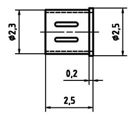 Mérőhegy, rugóérintkezős mérőtüske PTR H 5099-25