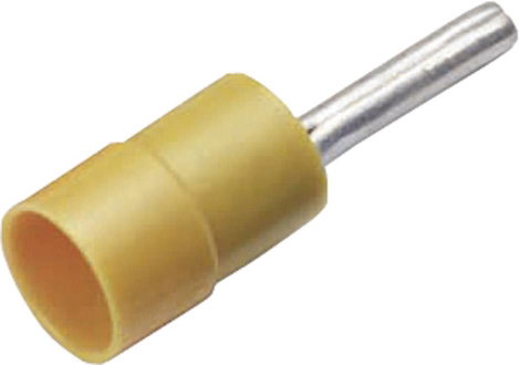 Krimpelhető stift kábelsaru 0,1 - 0,4 mm², Ø 1 mm, hossz: 9 mm, részlegesen szigetelt, sárga, Cimco