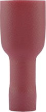 Lapos csúszósaru hüvely 4,8 x 0,5 mm, szigetelt, kék, Vogt Verbindungstechnik 396105S bélyegkép
