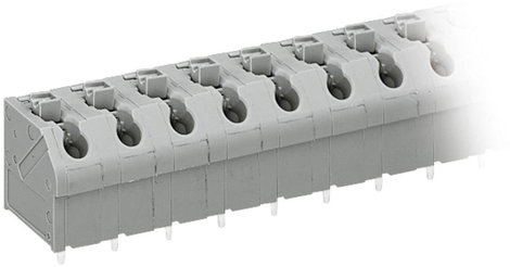 Nyáklap kapocs, 250-es sorozat 250-602CAGE CLAMP®S Raszterméret: 7.5 mm 17.5 A Szürke WAGO