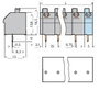 Nyáklap kapocs, 250-es sorozat 250-602CAGE CLAMP®S Raszterméret: 7.5 mm 17.5 A Szürke WAGO 2. bélyegkép