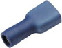 Lapos csúszósaru hüvely 4,8 x 0,8 mm, szigetelt, kék, Cimco 180248 bélyegkép