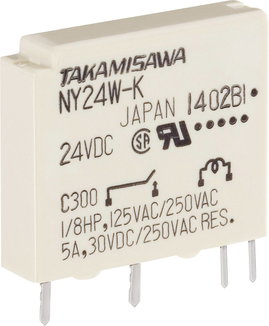 Miniatűr relé, 1 AK 12 V NY-12W-K-IE
