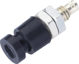 Labor csatlakozóaljzat Alj, beépíthető, függőleges stift Ø: 2.4 mm Fekete Schnepp EBU 2424 1 db