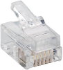 RJ12 moduláris csatlakozó dugó, egyenes, 6P6C, Lumberg P 128 bélyegkép