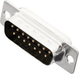 D-SUB tűs kapocsléc 180 ° pólusszám: 15 MH Connectors MHDB15-SP 1 db
