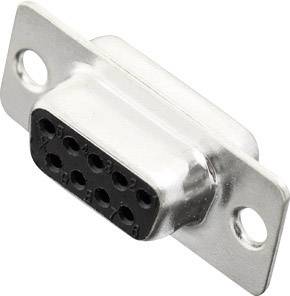 D-SUB hüvelyes kapocsléc 180 ° pólusszám: 9 MH Connectors MHDB09-SS 1 db