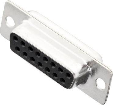 D-SUB hüvelyes kapocsléc 180 ° pólusszám: 15 MH Connectors MHDB15-SS 1 db 2. kép