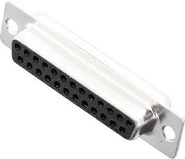 D-SUB hüvelyes kapocsléc 180 ° pólusszám: 25 MH Connectors MHDB25-SS 1 db