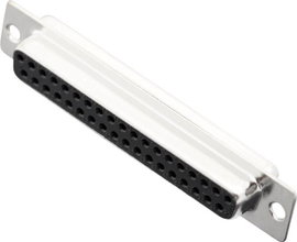 D-SUB hüvelyes kapocsléc 180 ° pólusszám: 37 MH Connectors MHDB37-SS 1 db