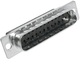 D-SUB tűs kapocsléc 180 ° pólusszám: 25 MH Connectors MHDBC25-SP 1 db