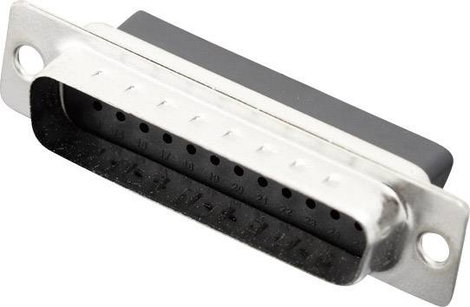 D-SUB tűs kapocsléc 180 ° pólusszám: 25 MH Connectors MHDBC25-SP 1 db 2. kép