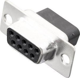D-SUB hüvelyes kapocsléc 180 ° pólusszám: 9 MH Connectors MHDBC09-SS 1 db