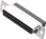 D-SUB hüvelyes kapocsléc 180 ° pólusszám: 25 MH Connectors MHDBC25-SS 1 db bélyegkép