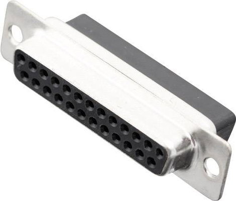 D-SUB hüvelyes kapocsléc 180 ° pólusszám: 25 MH Connectors MHDBC25-SS 1 db