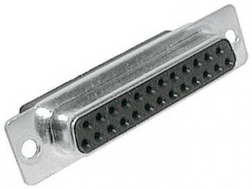 D-SUB hüvelyes kapocsléc 180 ° pólusszám: 25 MH Connectors MHDBC25-SS 1 db 2. kép