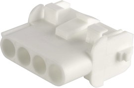 Universal csatlakozóalj ház, 3 pólus, RM 6,35 mm, TE Connectivity Universal-MATE-N-LOK 350767-1