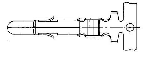 Stift érinkező Universal MATE-N-LOK-hoz 926896-3 TE Connectivity Tartalom: 1 db 2. kép