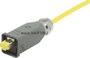 Han® 3 A RJ45 10 G Csatlakozó dugó, egyenes pólusszám: 8 Han® 3 A RJ45 10G Schwarz Harting tartalom: bélyegkép