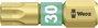 Gyémántbevonatos ötvözött szerszámacél Torx BIT, T 30 Wera 867/1 BDC TX30X25 05066108001 bélyegkép