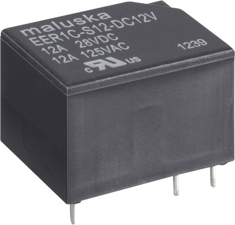 Miniatűr relé 6V 1x váltó, mosásálló
