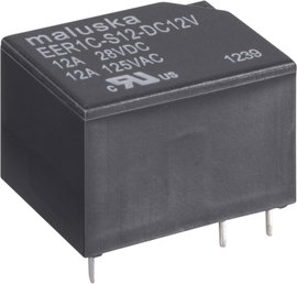 Miniatűr relé 24V 1x váltó, mosásálló