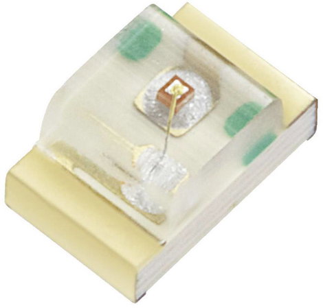 SMD LED 0805 Piros 80 mcd 120 ° 20 mA 1.95 V Kingbright KP-2012SURCK