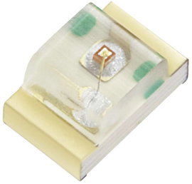 SMD LED 0805 Sárga 150 mcd 120 ° 20 mA 2 V Kingbright KP-2012SYCK