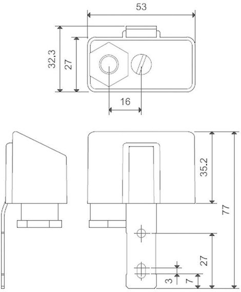 Finder DIN sínes alkonykapcsoló, 230V/AC, 1-80/20-1000 lux, 2 áramkör, 11.42.8.230.0000 3. kép