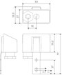 Finder DIN sínes alkonykapcsoló, 230V/AC, 1-80/20-1000 lux, 2 áramkör, 11.42.8.230.0000 3. bélyegkép