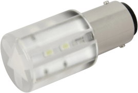 LED lámpa BA15d Hidegfehér 24 V/DC, 24 V/AC 1400 mcd CML