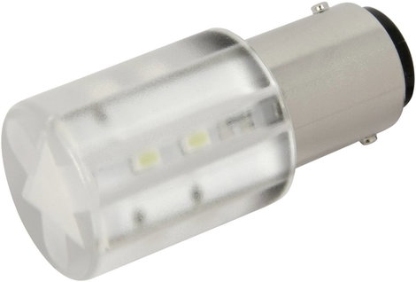 LED lámpa BA15d Hidegfehér 24 V/DC, 24 V/AC 1400 mcd CML